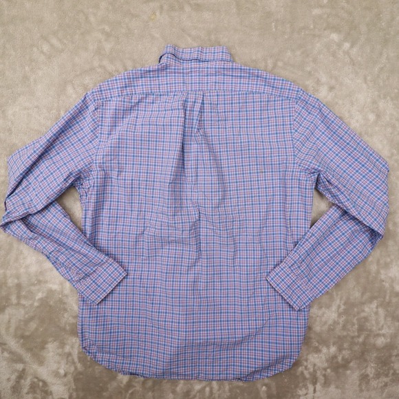Ralph Lauren Vintage Custom Fit Multicolored Plaid Button Up Shirt size Medium - Picture 4 of 8